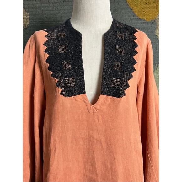 Fil De Vie Embroidered Kaftan Dress S - Picture 2 of 15